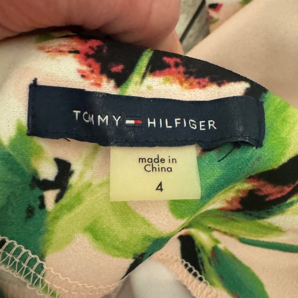 Tommy Hilfiger women’s one shoulder, pink and green dress - Picture 8 of 8